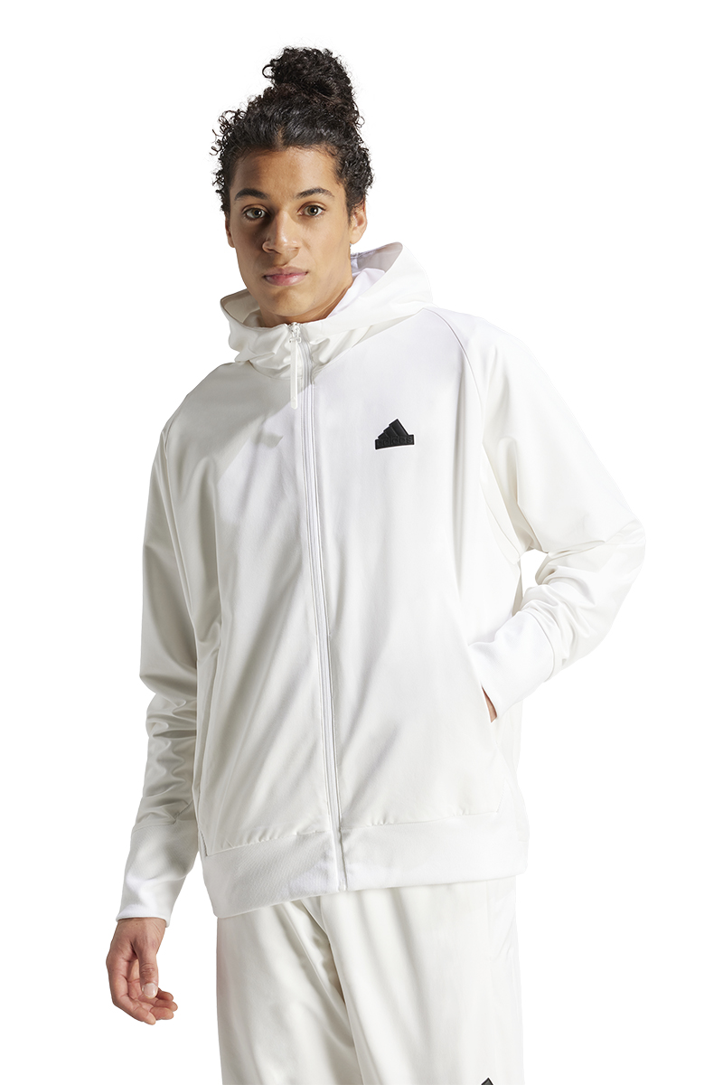 Casual heren hoodie wit