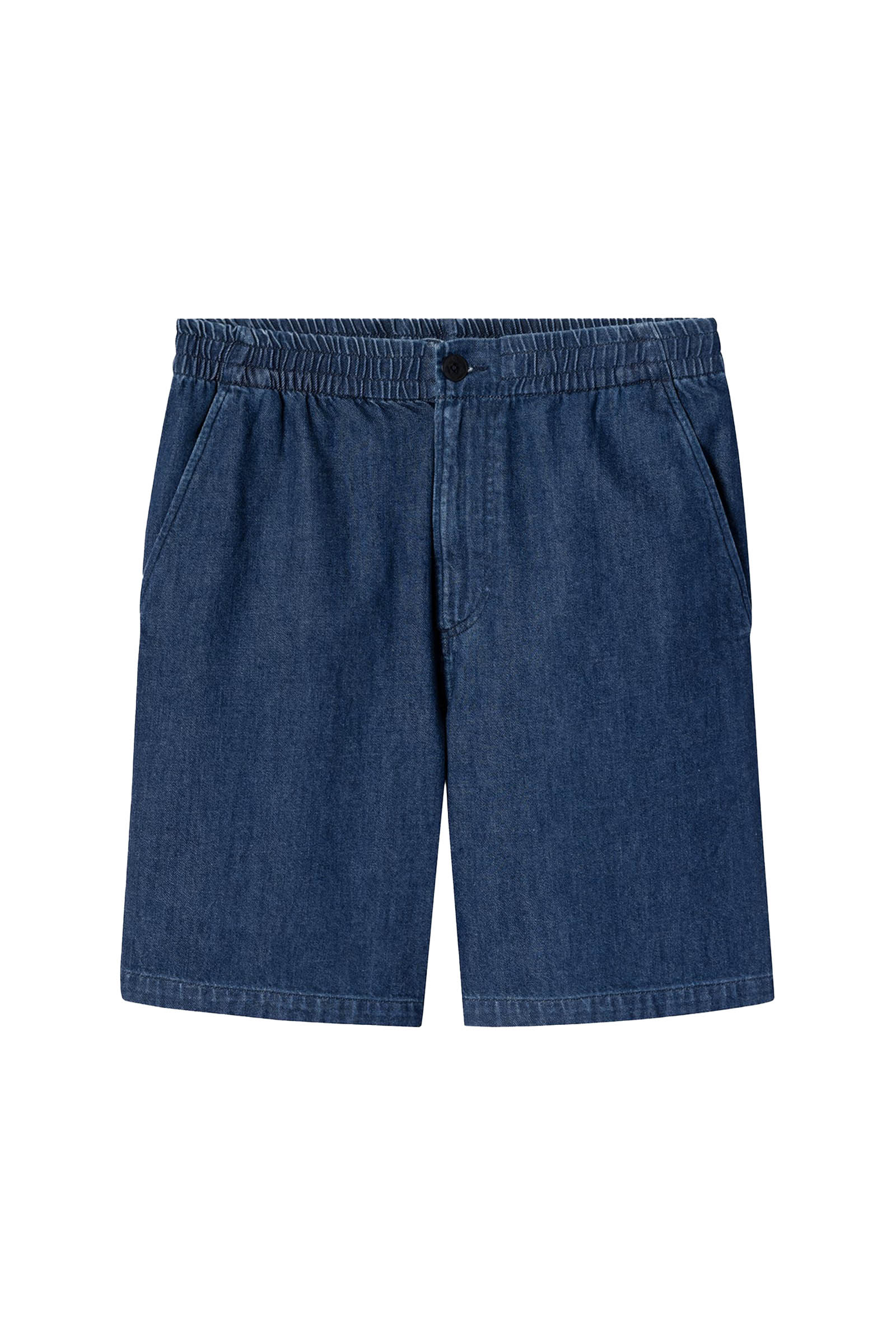 Heren short blauw