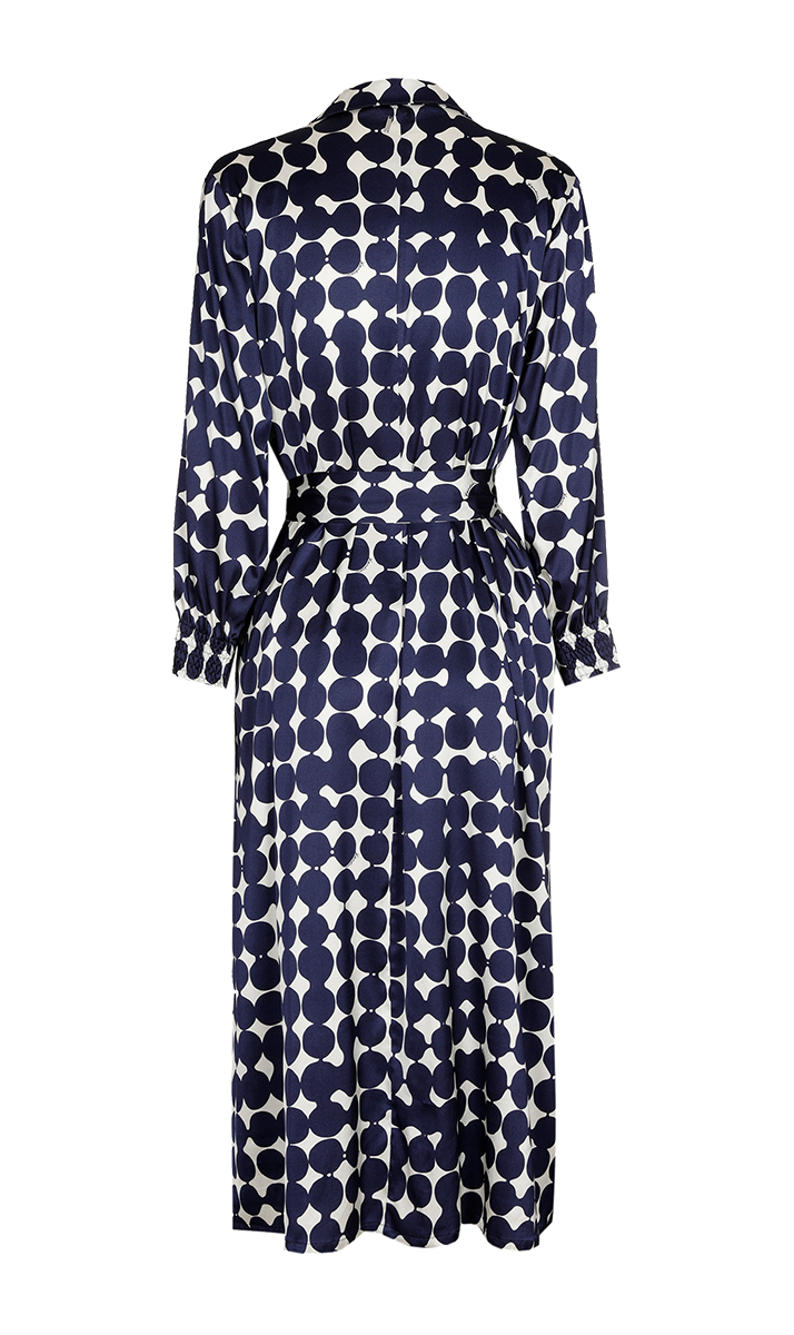 Dames jurk blauw
