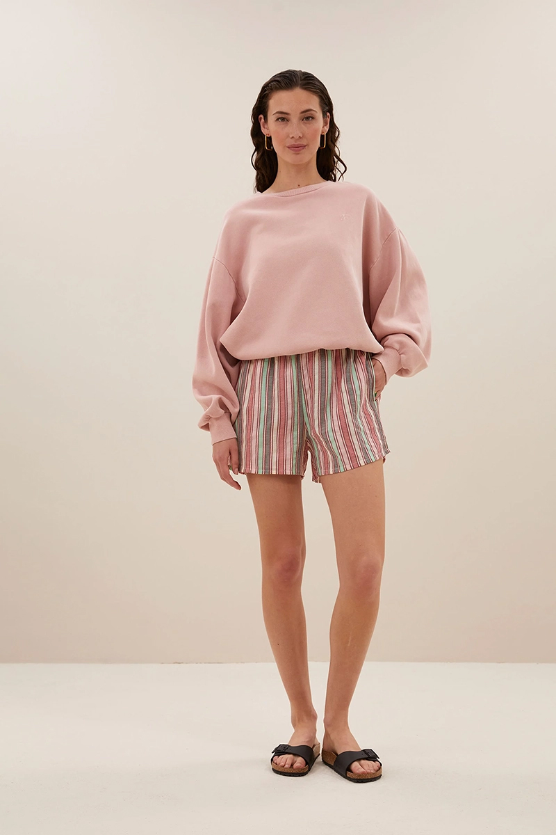 Dames short bruin