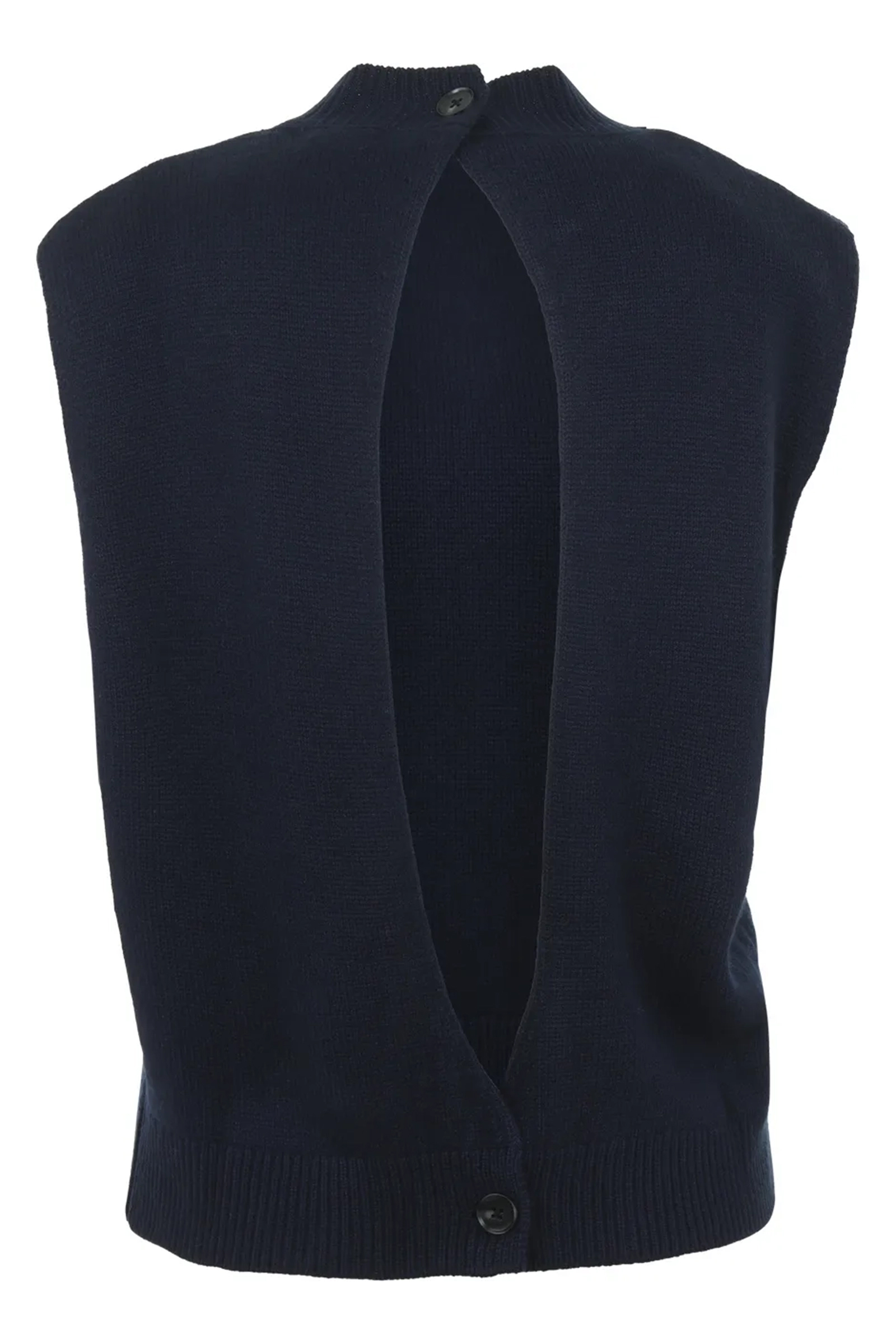 Dames gilet blauw