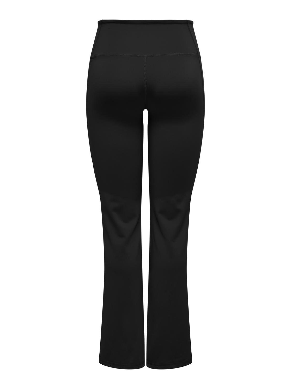 Fitness dames tight lang zwart