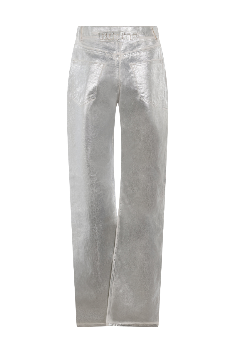 Dames broek zilver
