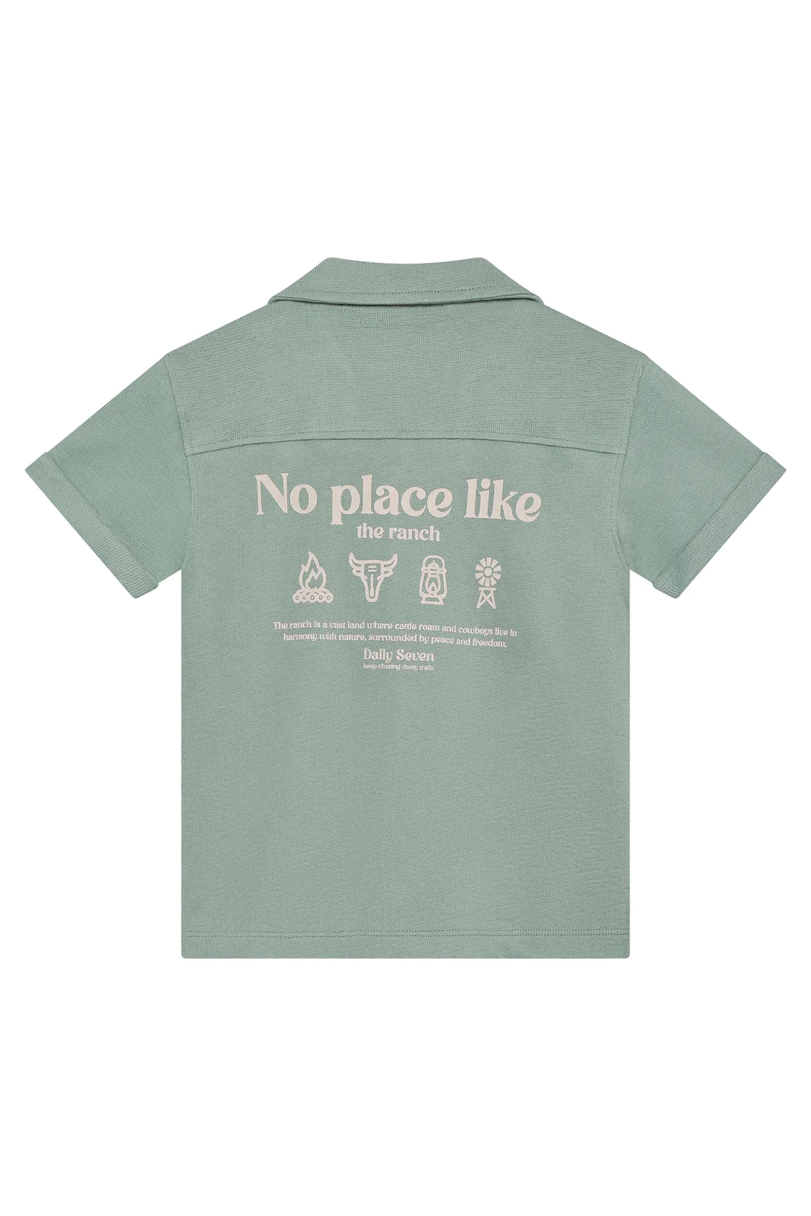 Jongens polo korte mouw groen