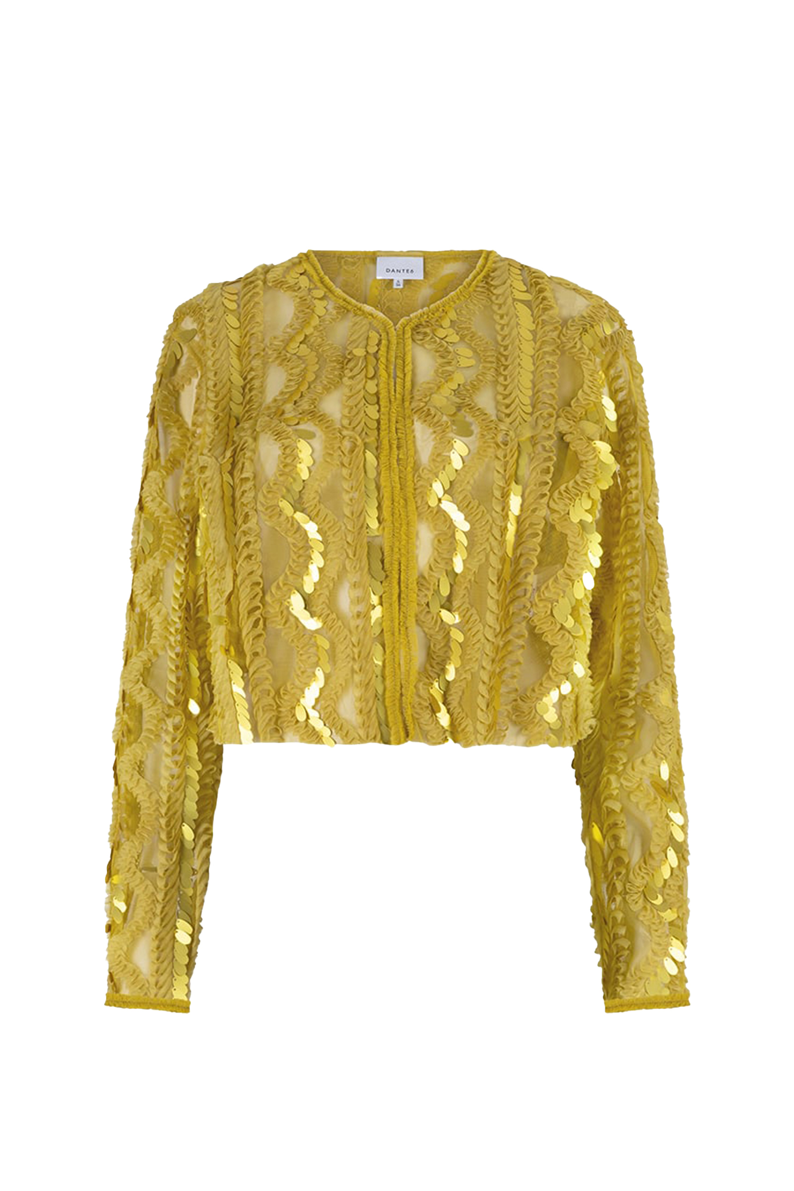 Dames vest geel