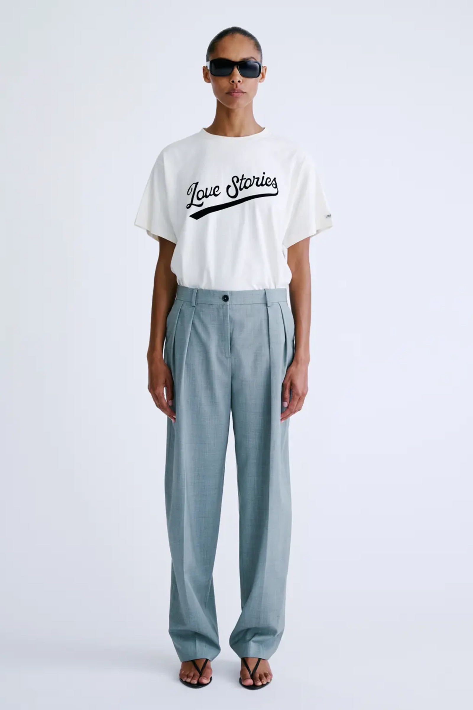 Dames t-shirt korte mouw ecru
