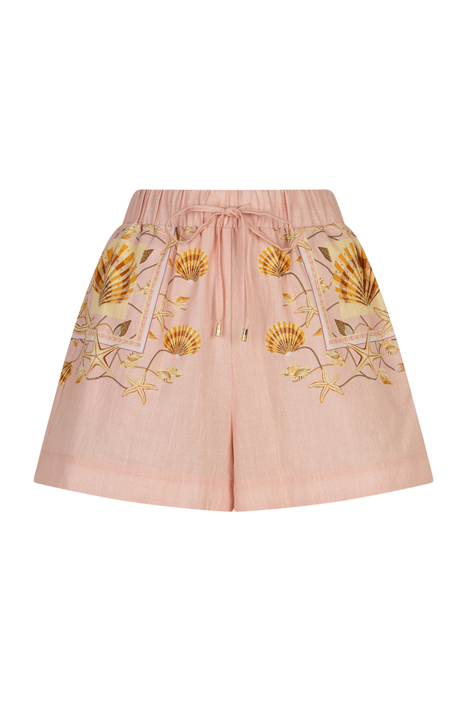 Dames short oranje