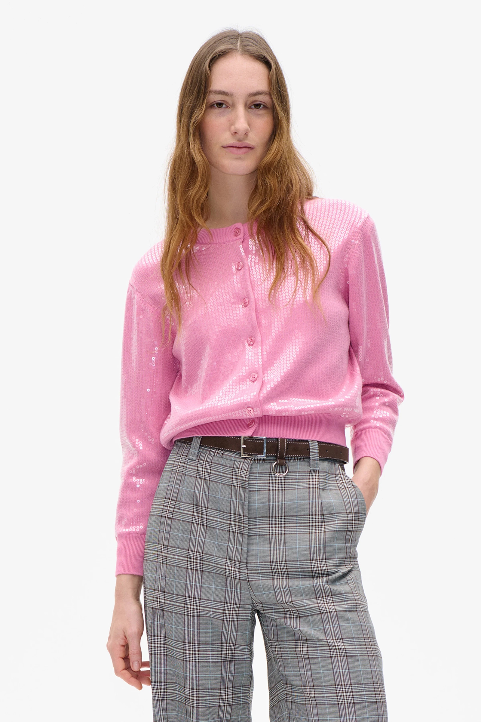 Dames vest rose