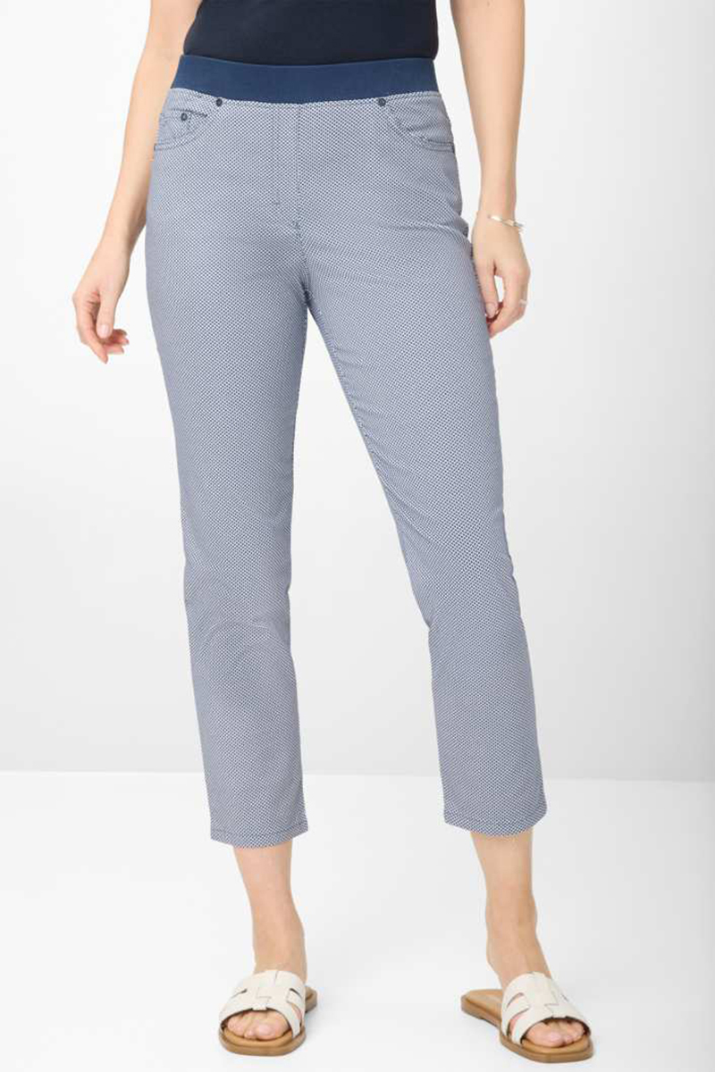 Dames broek blauw