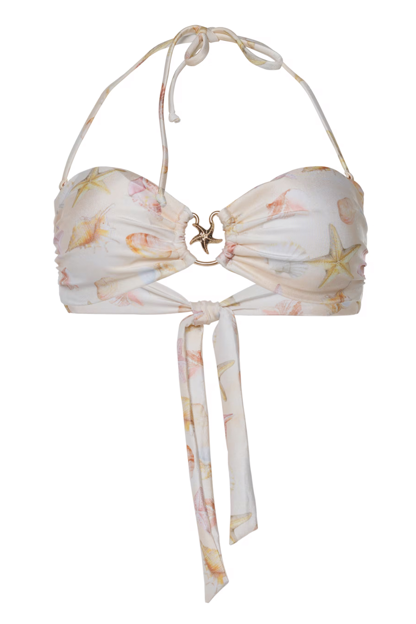 Bad/beach dames bikini top ecru