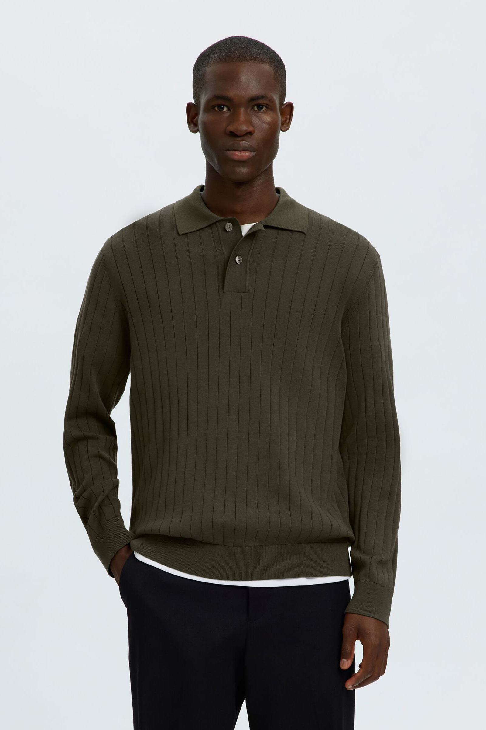 Heren trui blauw