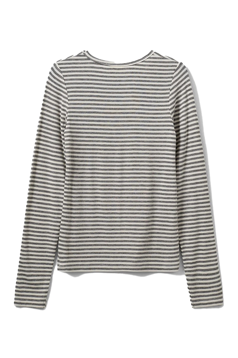 Meisjes t-shirt lange mouw grijs