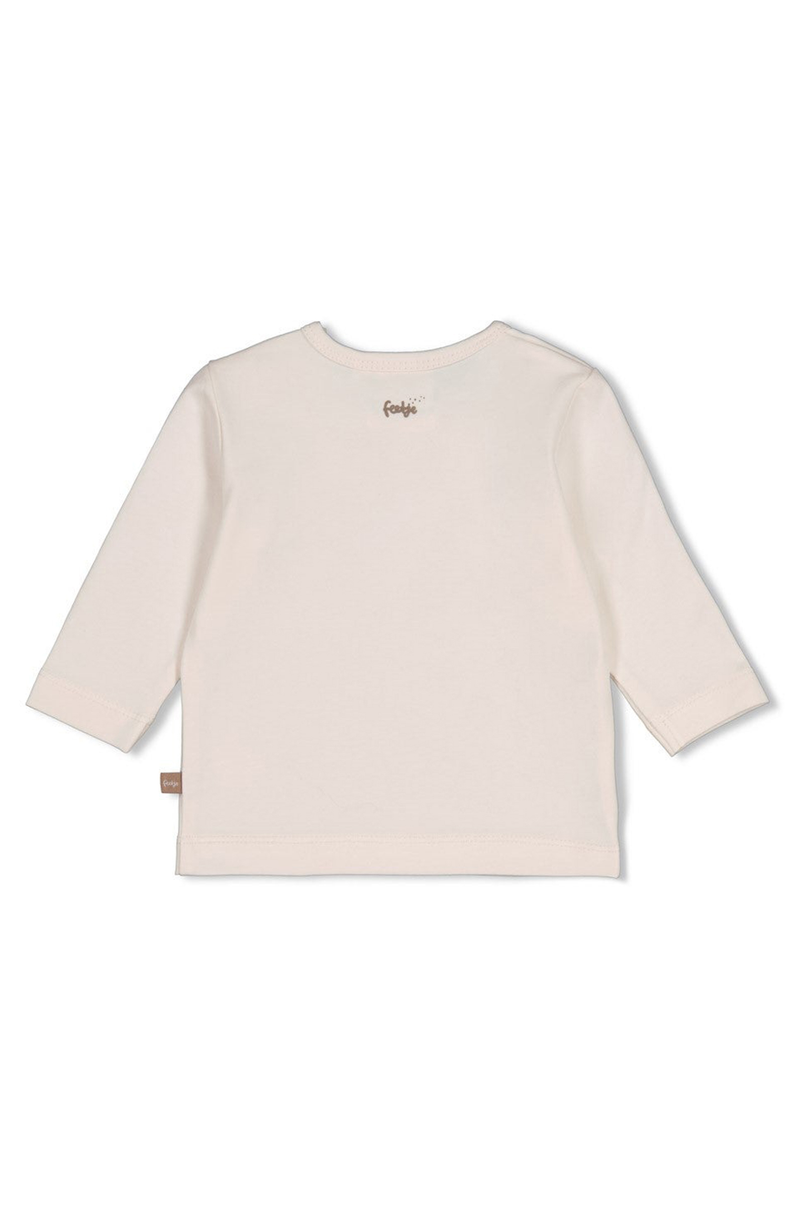 Baby t-shirt lange mouw ecru