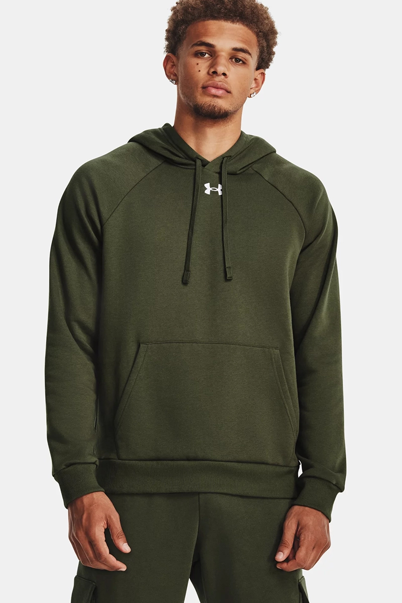 Under Armour Ua Rival Fleece Hoodie-grn Groen 2