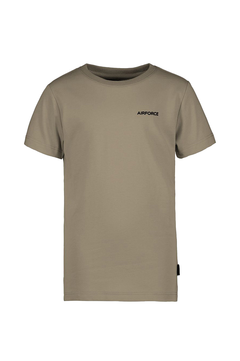 Jongens t-shirt korte mouw bruin
