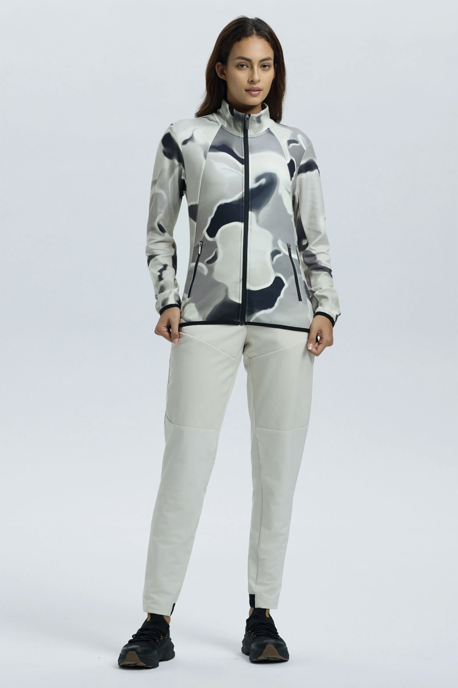 Casual dames vest grijs