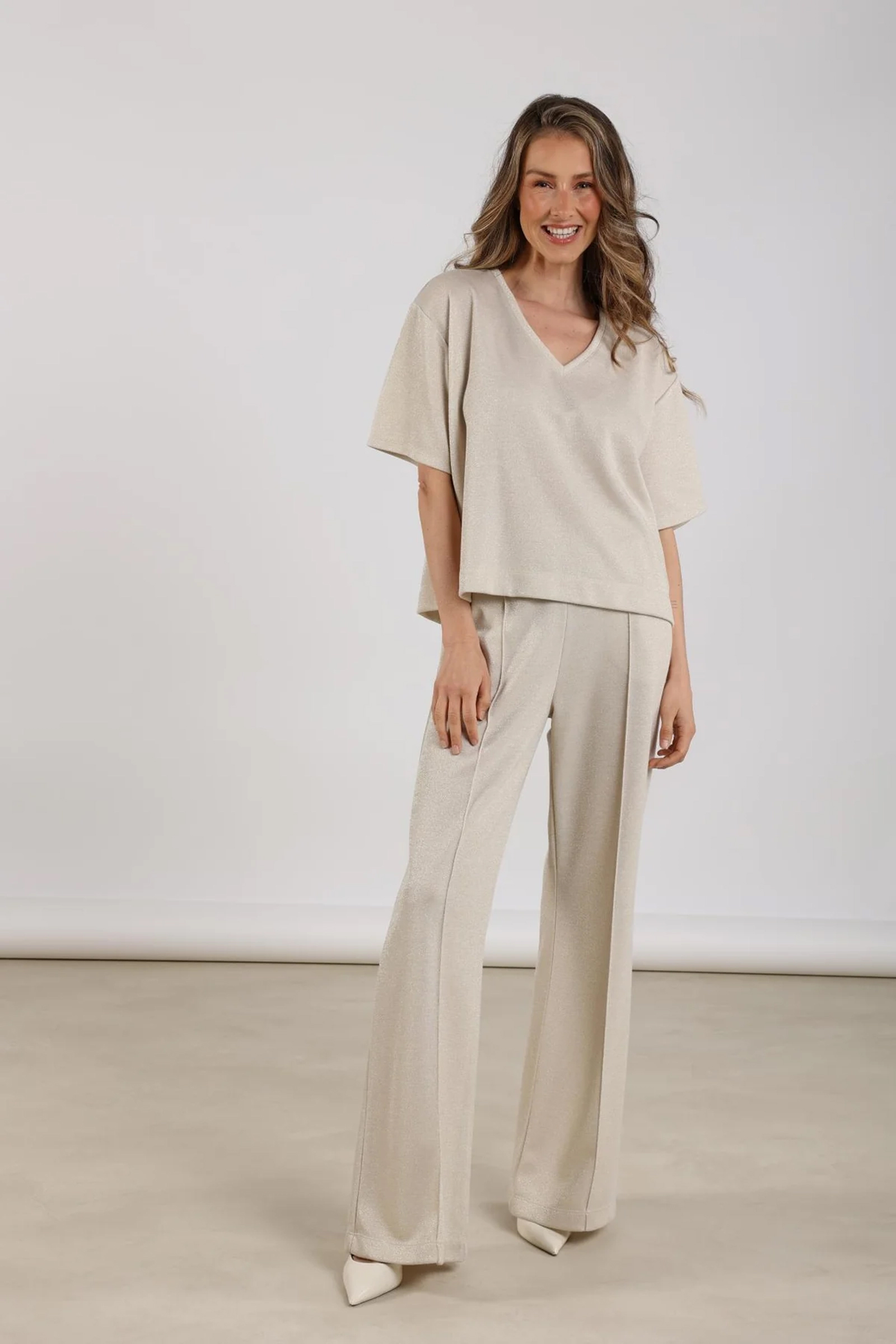 Dames broek bruin