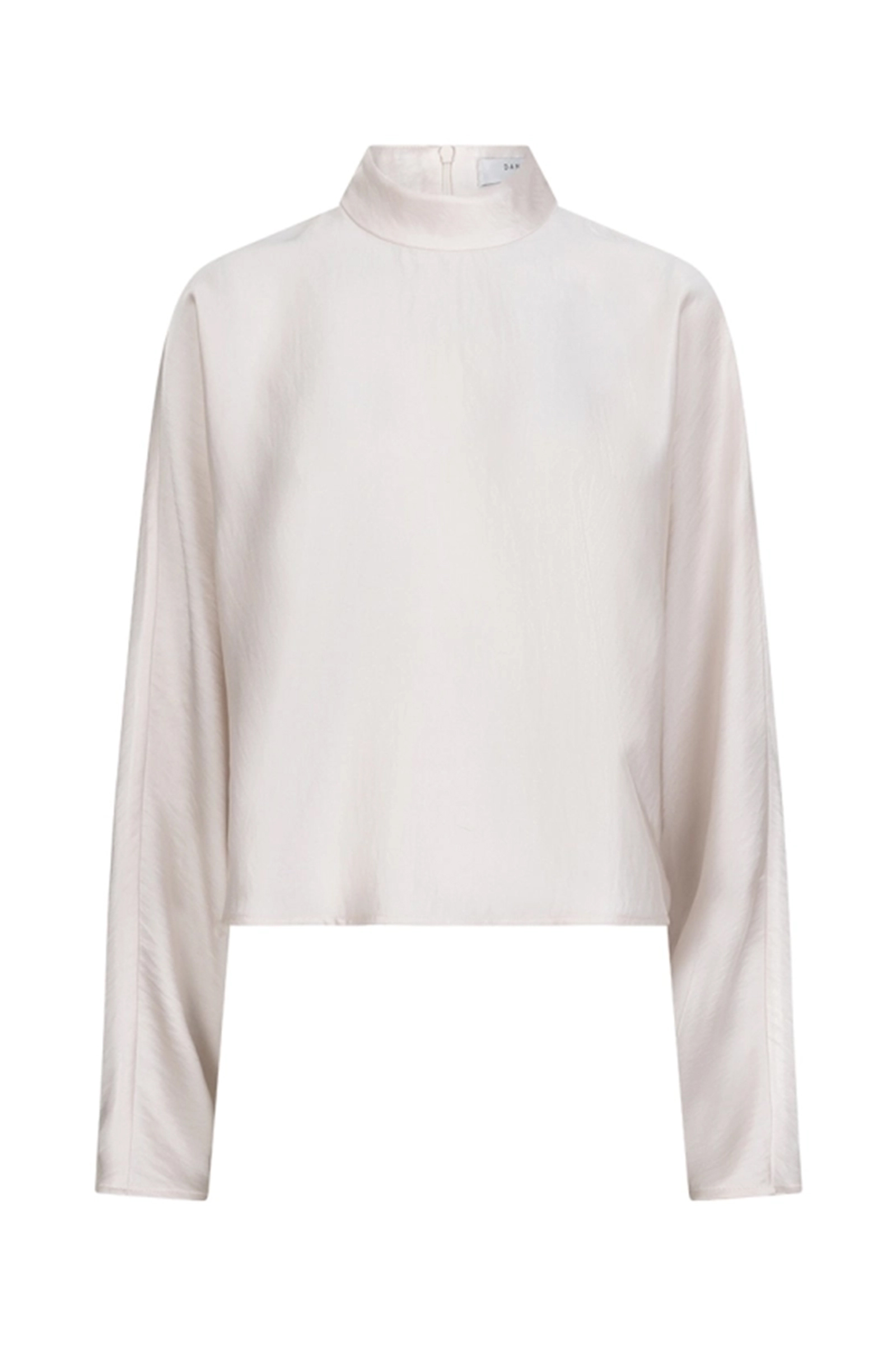 Dames blouse lange mouw ecru