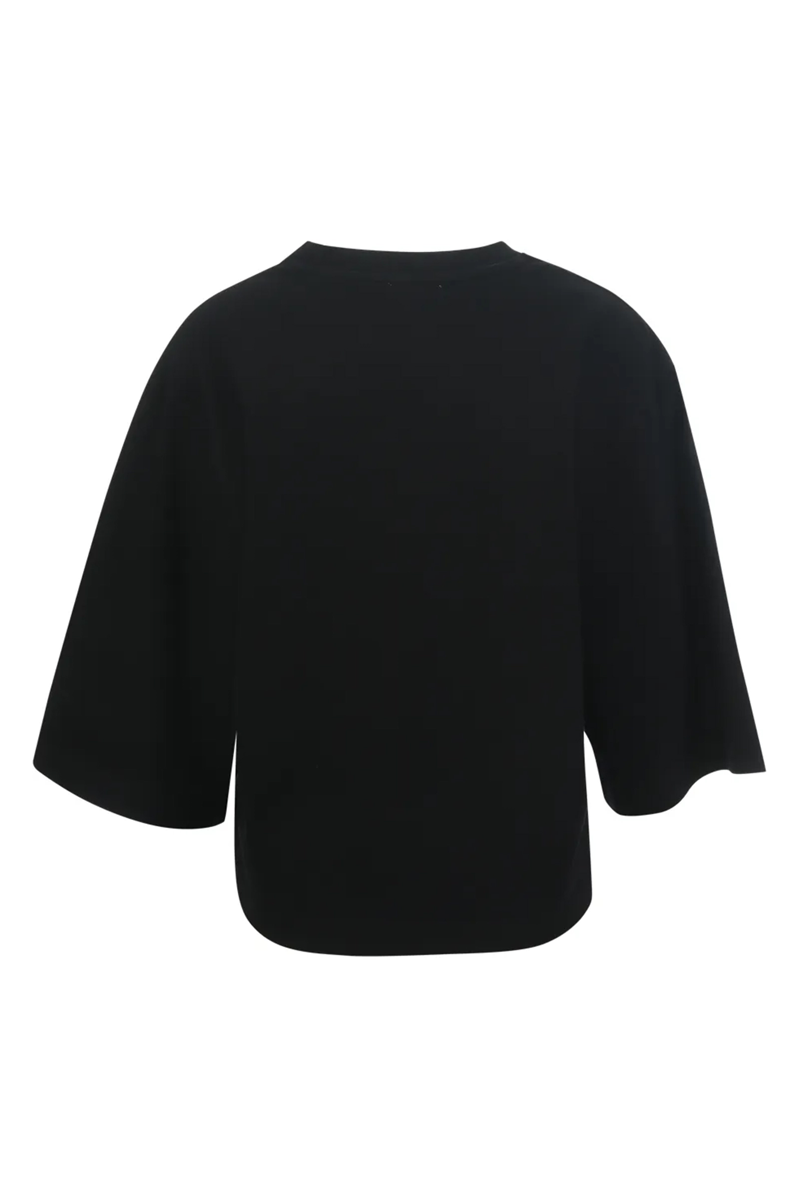 Dames t-shirt korte mouw zwart