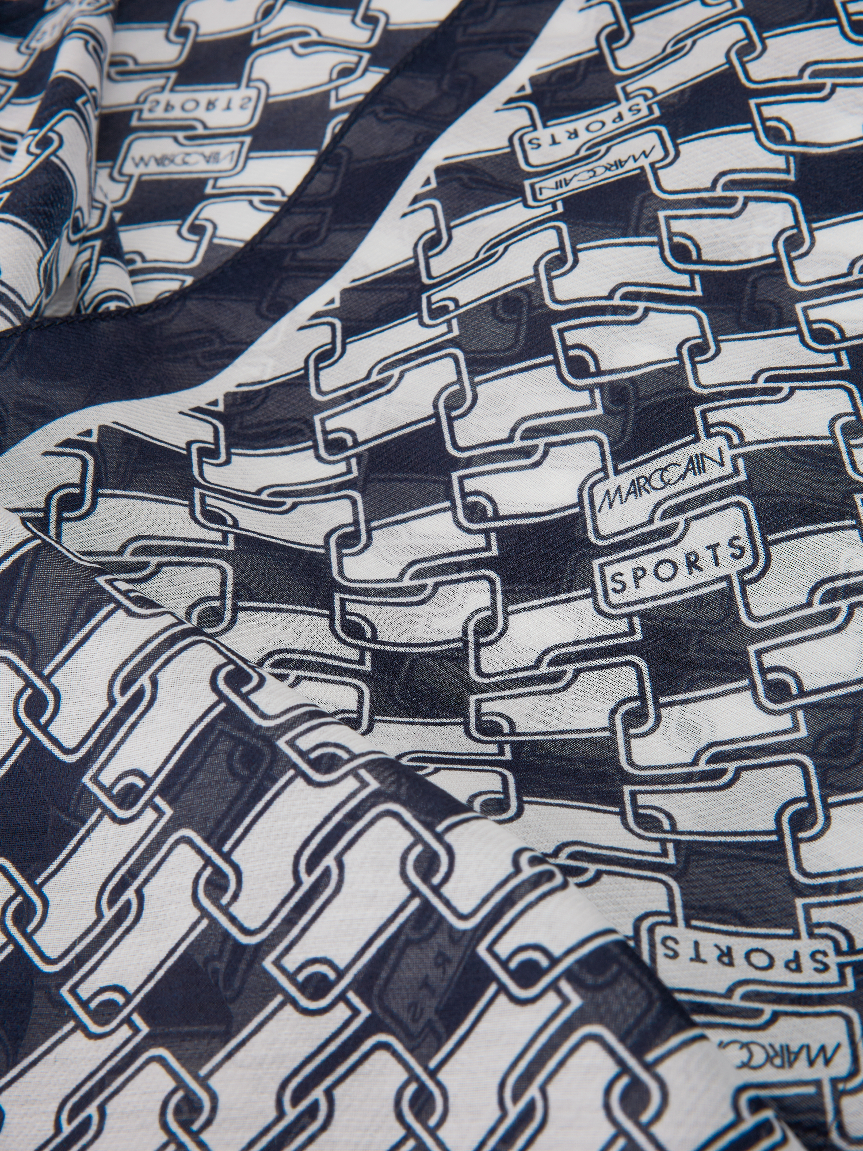 Dames sjaal blauw