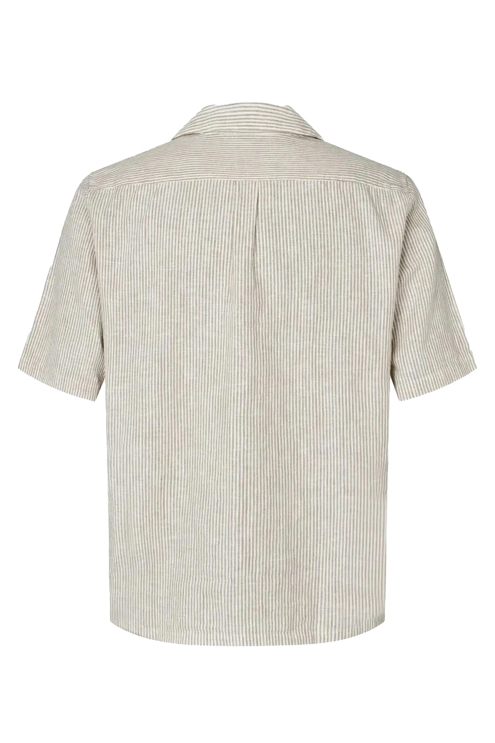 Heren overhemd km casual bruin