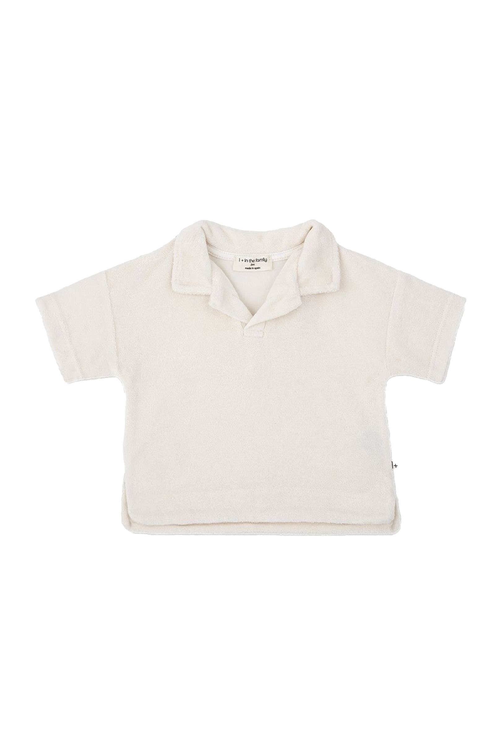 Baby t-shirt korte mouw ecru