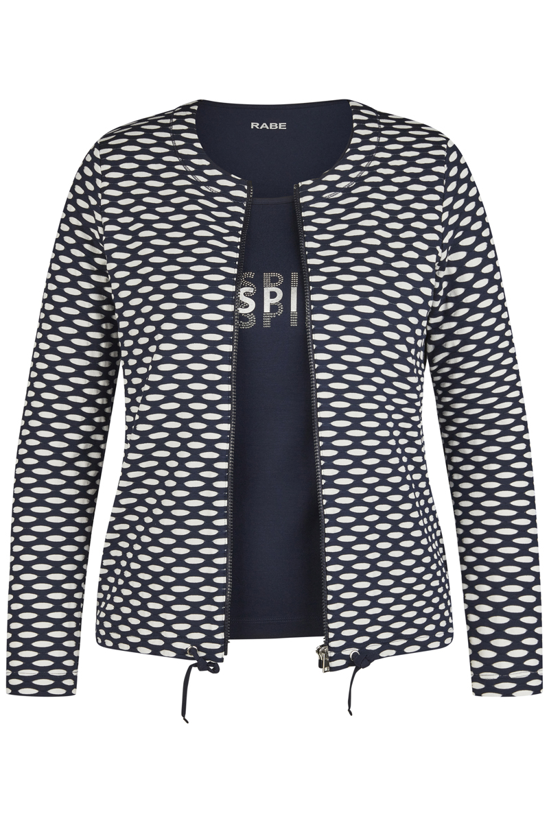 Dames twinset blauw