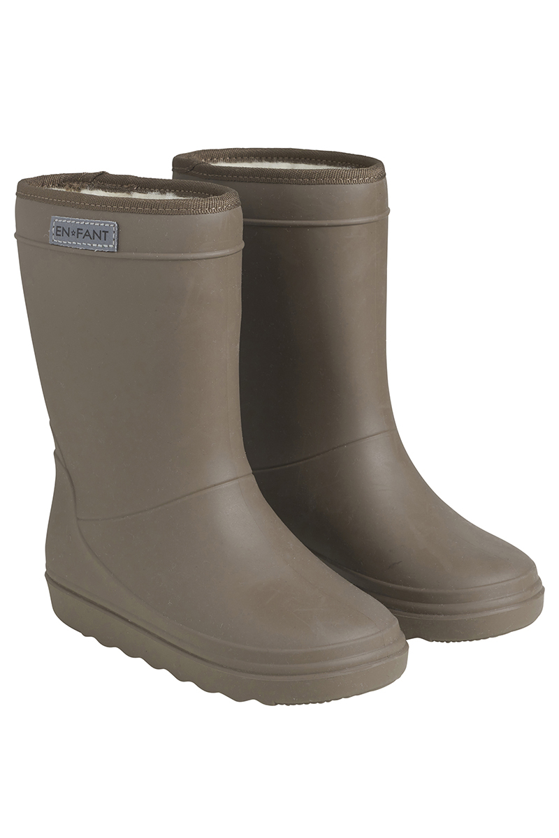EN FANT Thermo boots solid bruin/beige-1 1