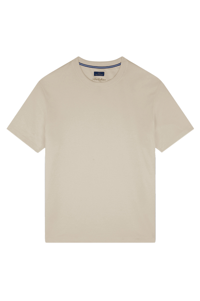 Heren t-shirt kortemouw bruin