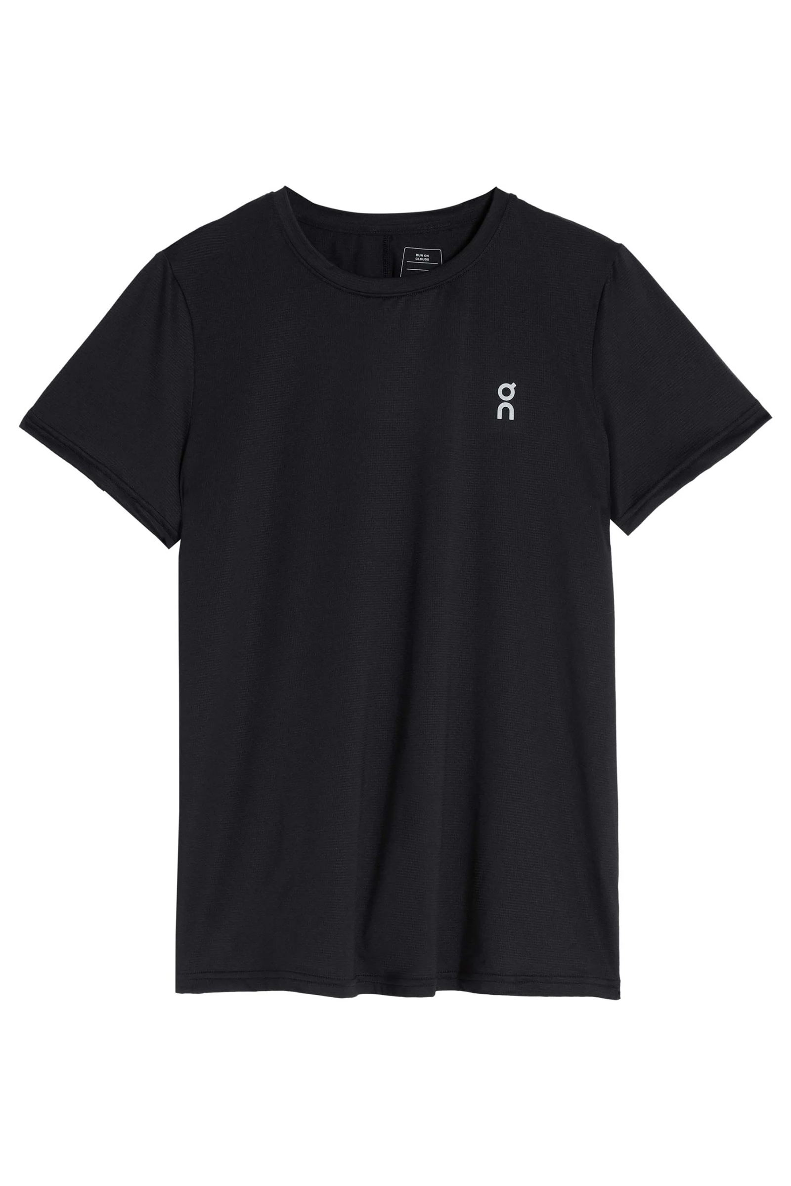 Running dames t-shirt km zwart