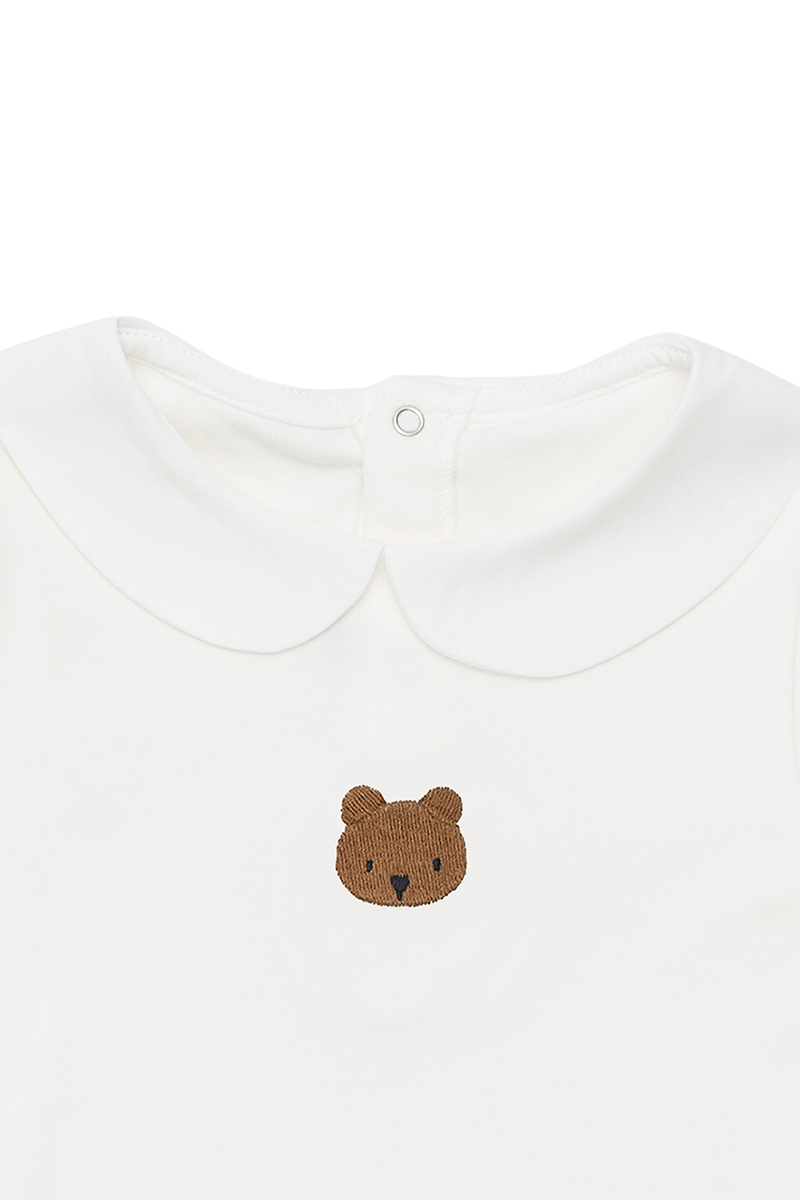 Donsje Amsterdam Davo bodysuit- bear Ecru-1 2