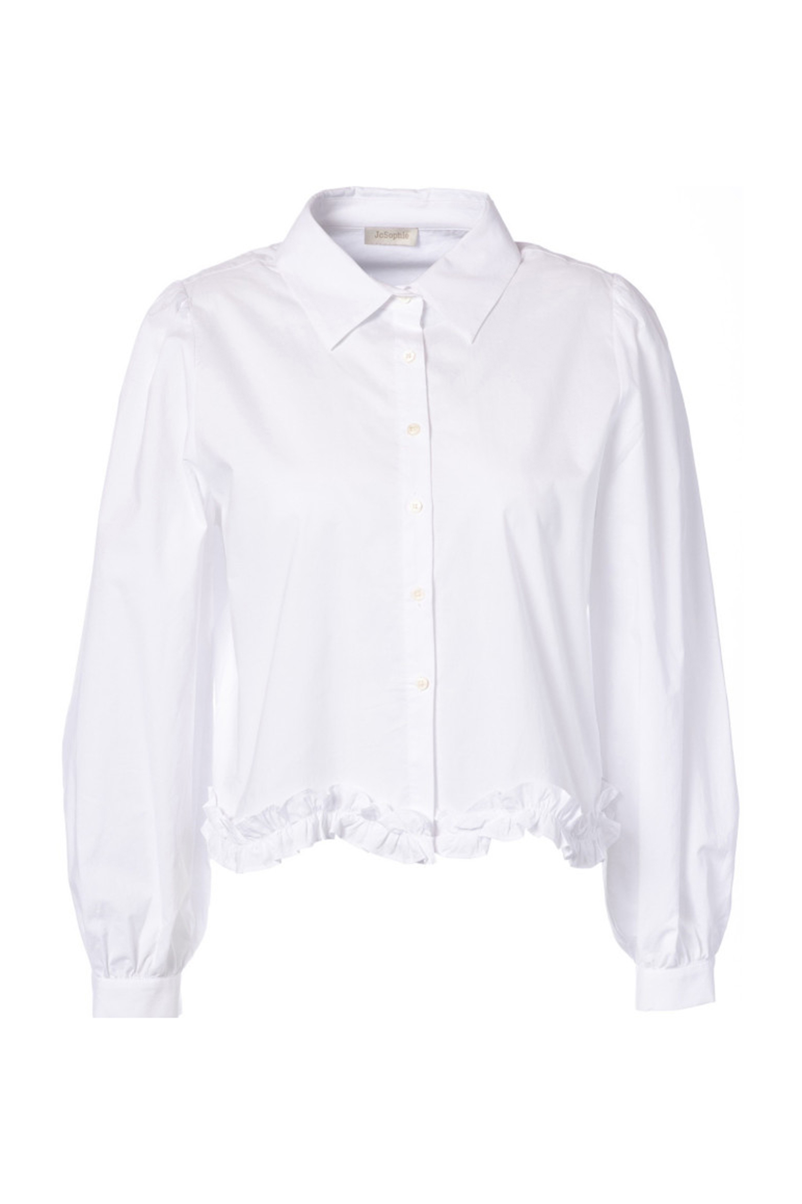 Dames blouse lange mouw ecru