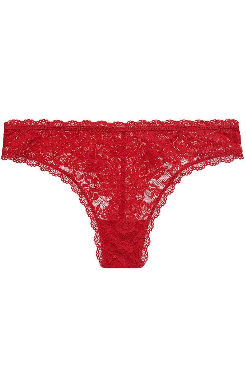 Lingerie dames string rood