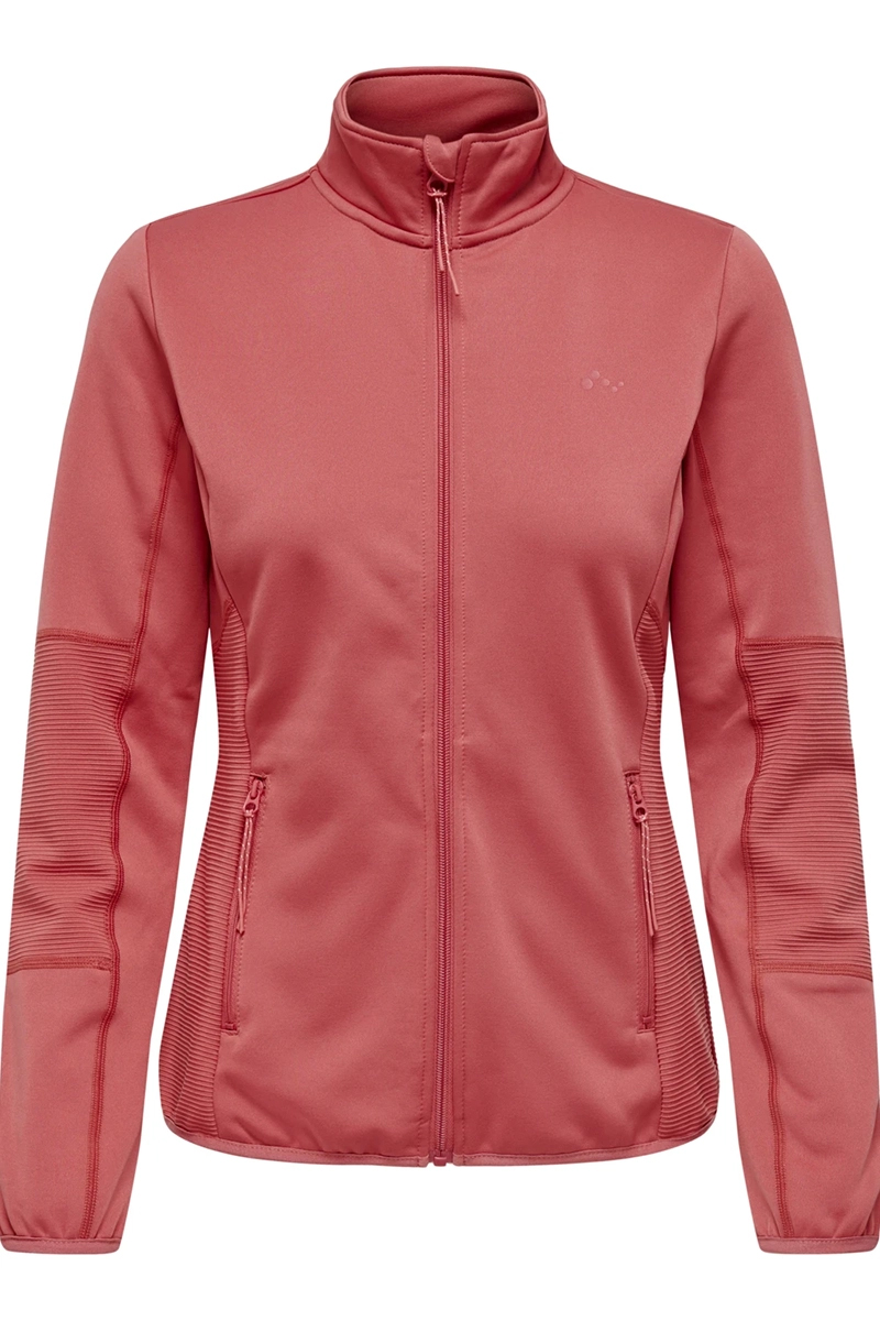 Only Play ONPJETTA HN FLEECE JCK NOOS 228496-Mineral Red 1