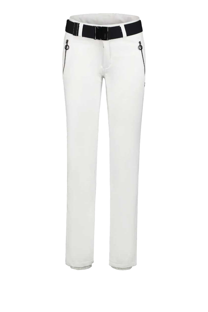Wintersport dames strechbroek wit