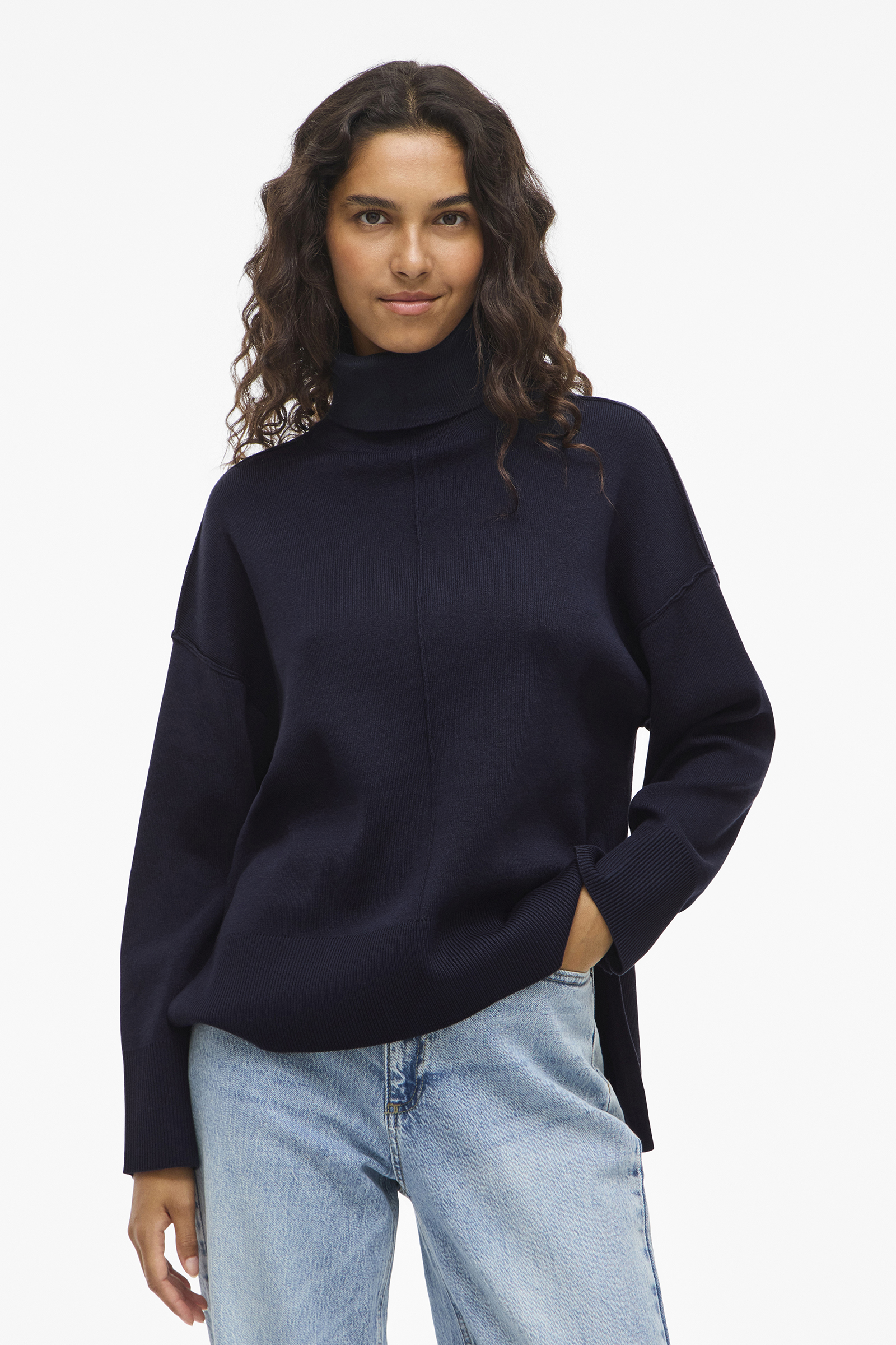 Dames trui blauw