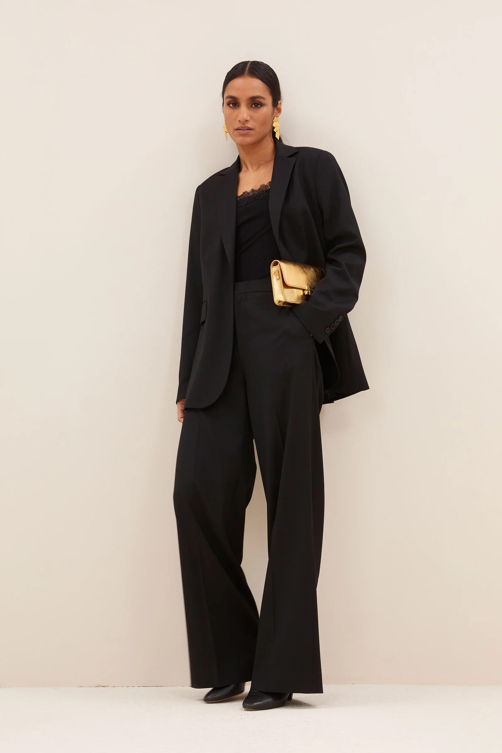 Dames blazer zwart