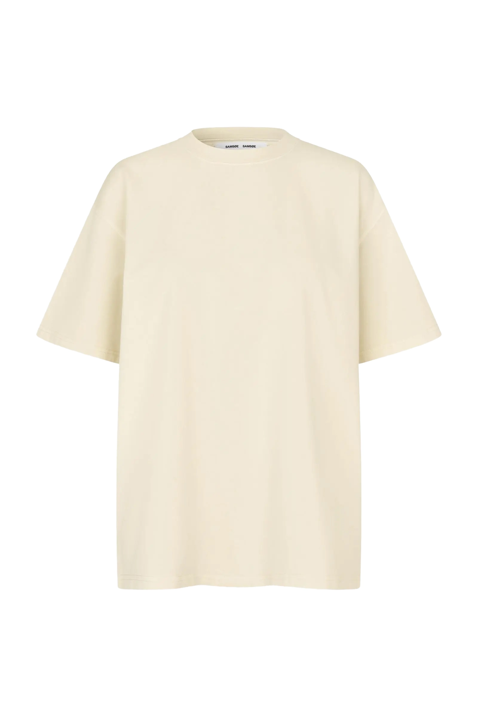 Dames t-shirt korte mouw geel