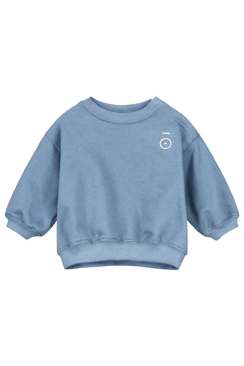 Gray Label baby dropped shoulder sweater Blauw-1 1