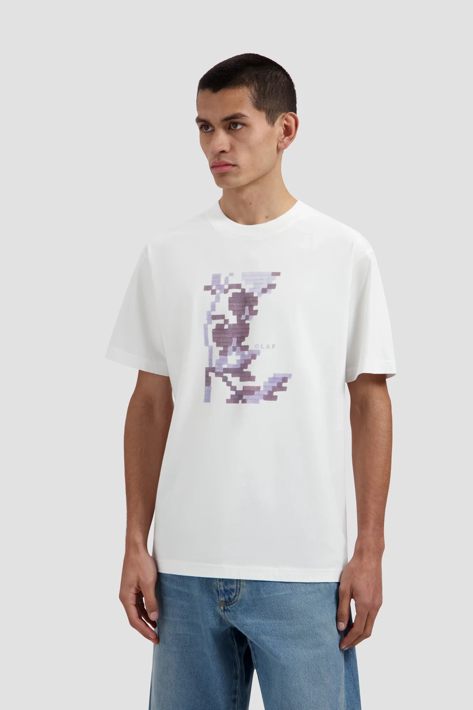 Heren t-shirt kortemouw wit