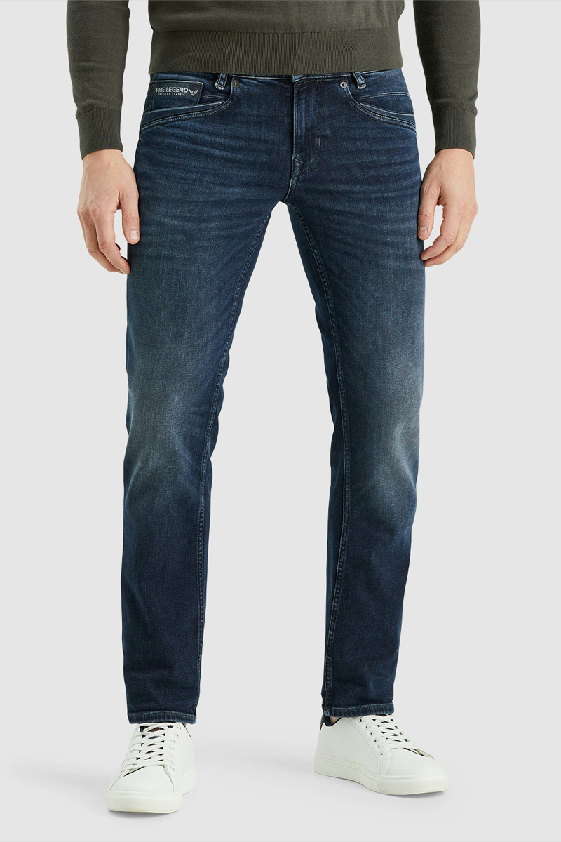 Heren broek blauw