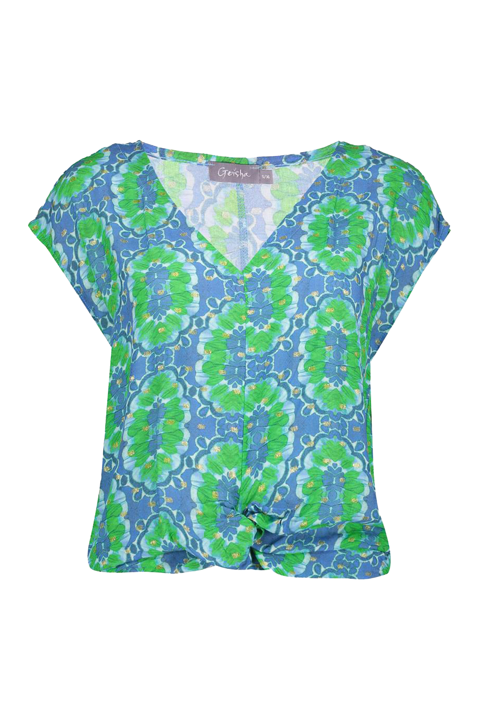 Dames top blauw