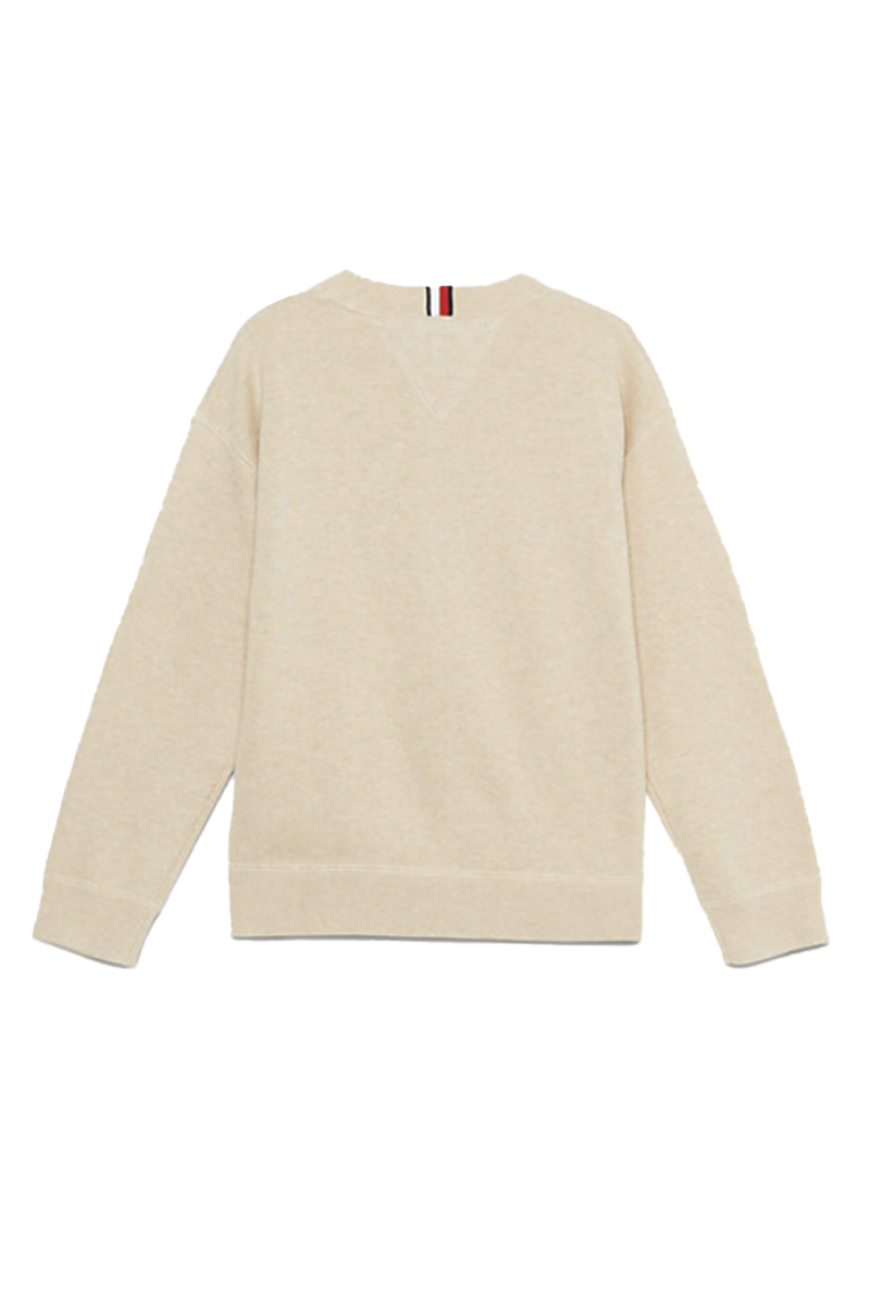 Tommy Hilfiger terry knit sweater Ecru-1 3