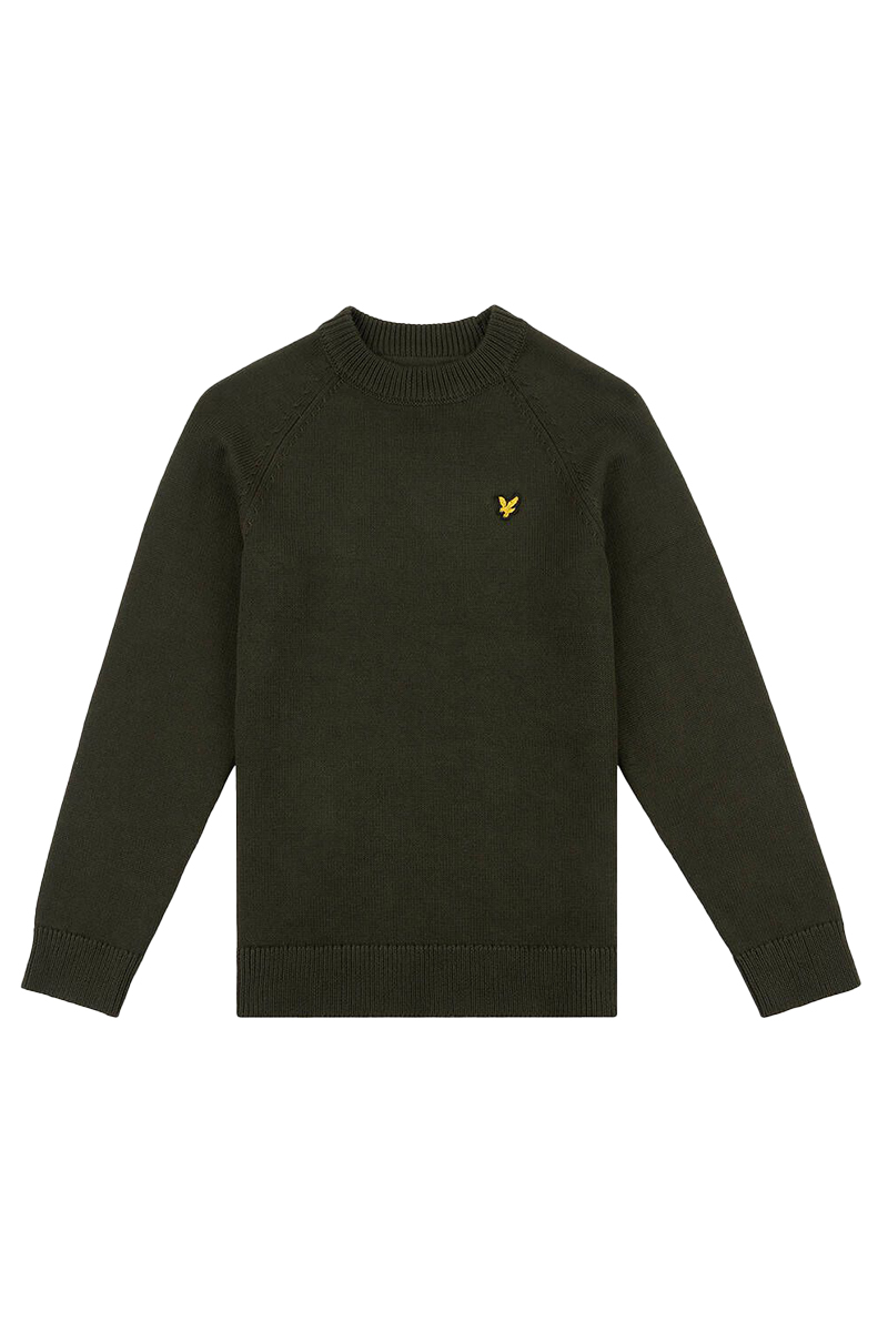 Lyle & Scott knitted high neck jumper Groen-1 1