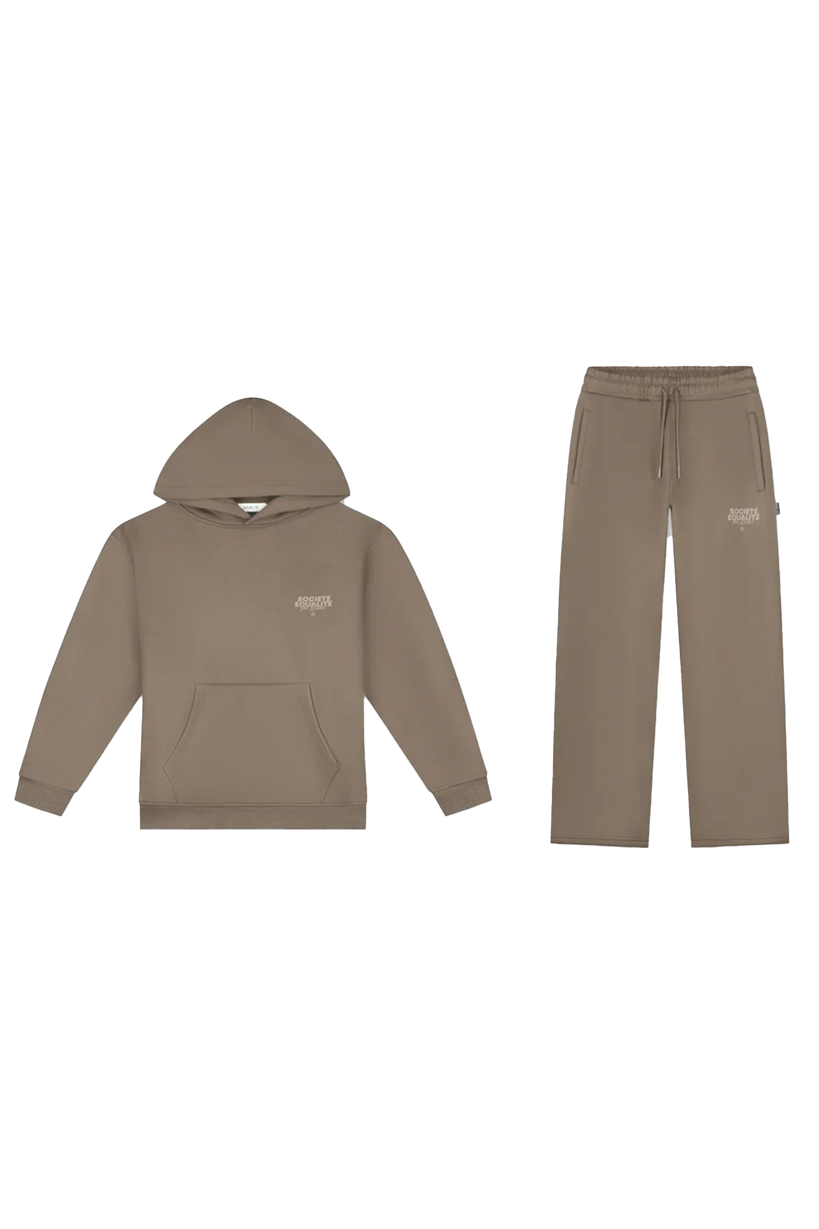 Casual heren trainingspak bruin