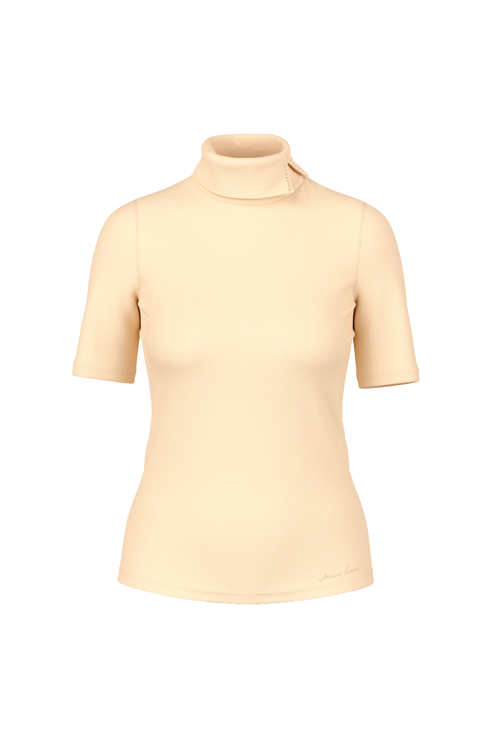 Dames t-shirt korte mouw ecru
