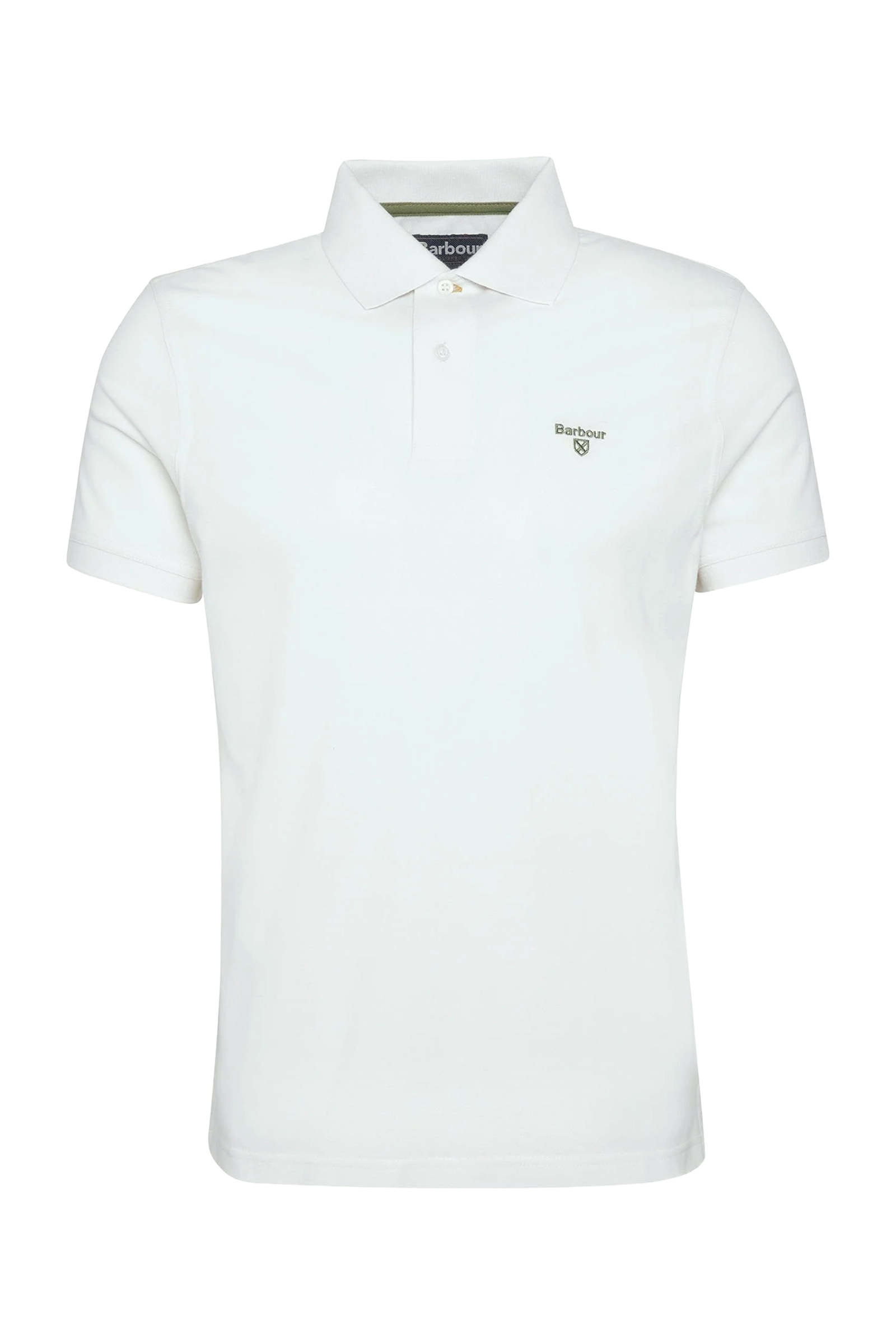 Heren polo korte mouw wit