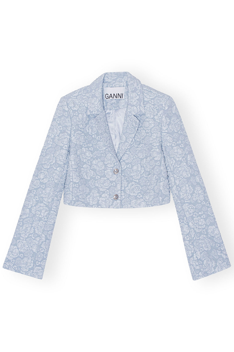 Ganni Dames blazer Blauw-1 1