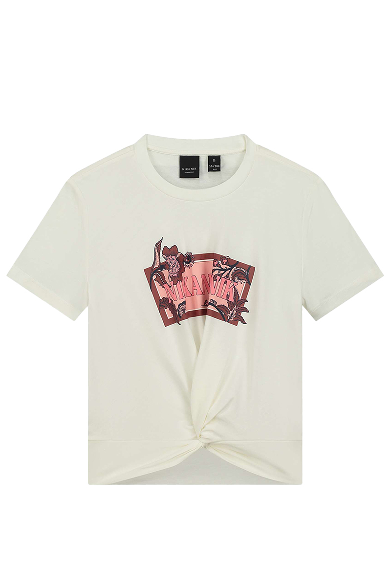 Nik & Nik Knot T-Shirt Rose-1 1