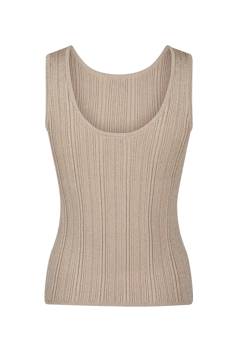 Neo Noir Ollie knit top bruin/beige-1 1
